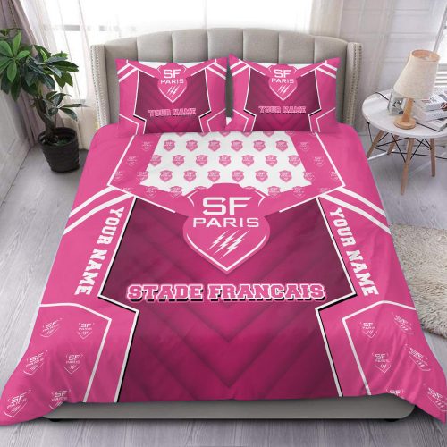 Top 14 Stade Français Christmas Bedding Set – Personalized Sportswearmerch Gift for Fans