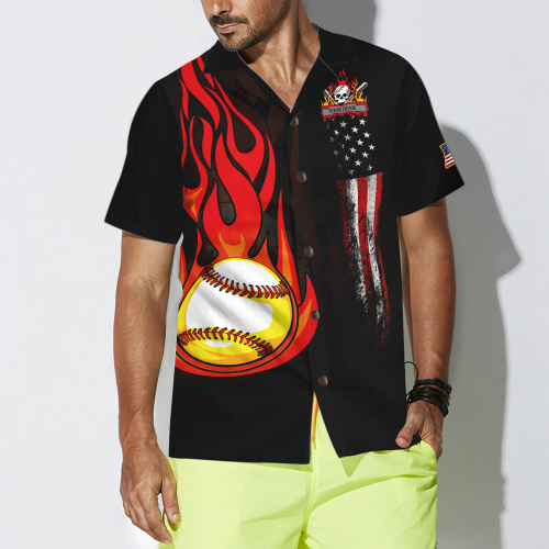 Flame Football Hawaiian Shirt: Stylish & Sporty Apparel for Football Enthusiasts