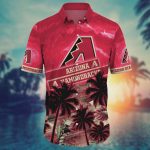 Arizona Diamondbacks MLB Flower Hawaii Shirt – Stylish & Officially Licensed MLB Apparel