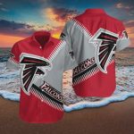 Atlanta Falcons NFL Red Aloha Shirt: Perfect Gift for Football Fans – Hawaiian-inspired design