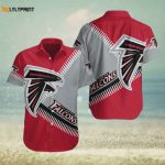 Atlanta Falcons NFL Red Aloha Shirt: Perfect Gift for Football Fans – Hawaiian-inspired design