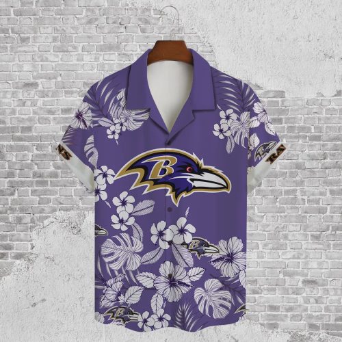 2023 Baltimore Ravens NFL AOP Hawaiian Shirt V21 – Stylish and Official Gear