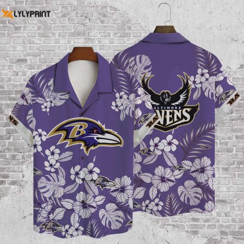 2023 Baltimore Ravens NFL AOP Hawaiian Shirt V21 – Stylish and Official Gear