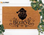 Personalized Last Name Doormat – Funny Welcome Rug for Housewarming & Christmas Gifts