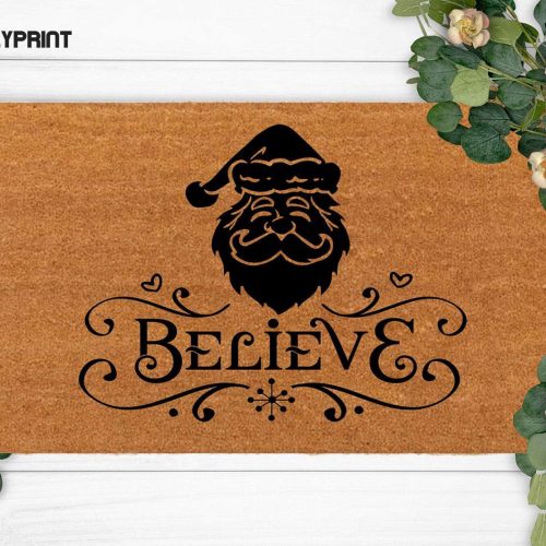 Personalized Last Name Doormat – Funny Welcome Rug for Housewarming & Christmas Gifts
