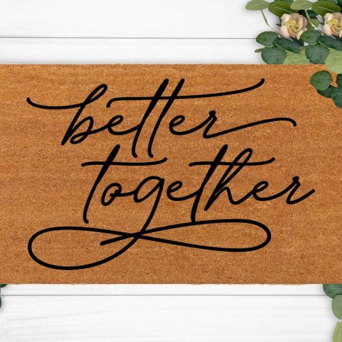 Best Friend Gift: Custom Christmas & New Year Welcome Doormat – Holiday Cheer Guaranteed!