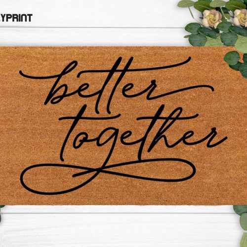 Best Friend Gift: Custom Christmas & New Year Welcome Doormat - Holiday Cheer Guaranteed!