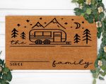 Family Christmas Gift: Funny Camper Doormat for Dog Lovers Wedding Holiday Home Decor Anniversaries – Mom & Dad Gift Family Christmas Gift: Funny Camper Doormat for Dog Lovers Wedding Holiday Home Decor Anniversaries – Mom & Dad Gift