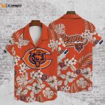 Get Game-Ready with Chicago Bears NFL 2023 AOP Hawaiian Shirt V24