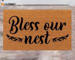 Bless Our Nest: Chilasport Christmas Rug Pet Lover Gift Last Name Doormat – Perfect Family & Porch Decor!