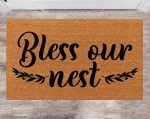 Bless Our Nest: Chilasport Christmas Rug Pet Lover Gift Last Name Doormat – Perfect Family & Porch Decor!