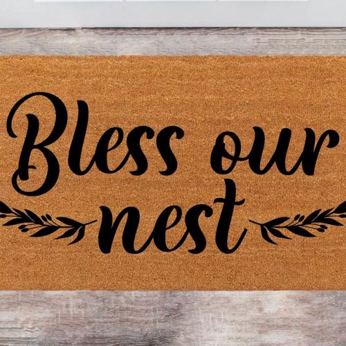 Bless Our Nest: Chilasport Christmas Rug Pet Lover Gift Last Name Doormat – Perfect Family & Porch Decor!