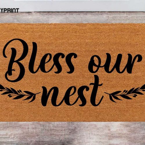 Bless Our Nest: Chilasport Christmas Rug Pet Lover Gift Last Name Doormat - Perfect Family & Porch Decor!