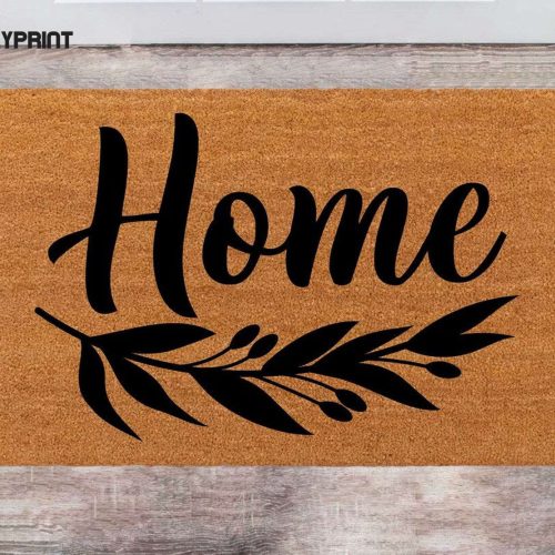 Chilasport Monogram Rug: Perfect Christmas & Housewarming Gift for New Home Decoration Porch Decor