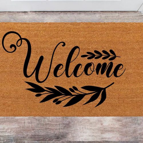 Chilasport Framed Welcome Doormat – Customized Closing & Christmas Gift Unique Porch Decor