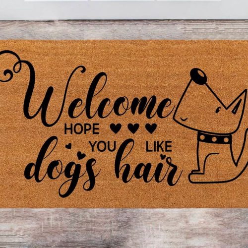 Chilasport: Personalized Last Name Doormat – Perfect Wedding Gift & Christmas Decoration Ideal for Dog Lovers – Family Rug for Porch Decor