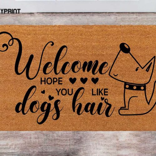 Chilasport: Personalized Last Name Doormat - Perfect Wedding Gift & Christmas Decoration Ideal for Dog Lovers - Family Rug for Porch Decor