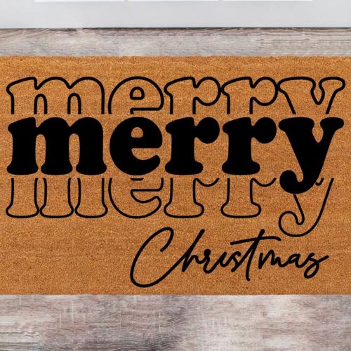 Merry Christmas Funny Front Doormat – Chilasport: Perfect Present for New Home Owners Bride & Groom Porch Decor