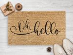 Chilasport Outdoor Mat: Oh Hello Doormat – Funny Christmas & Housewarming Gift