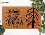 Christmas Gift: Welcome Doormat Custom Christmas & New Year Holiday Decor