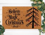 Christmas Gift: Welcome Doormat Custom Christmas & New Year Holiday Decor