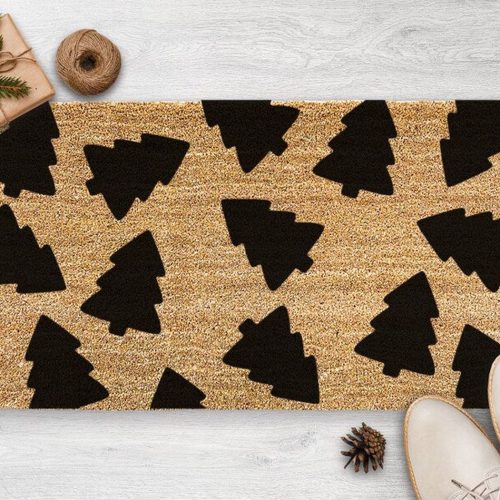 Christmas Tree Doormat: Festive Holiday Decor & Housewarming Gift