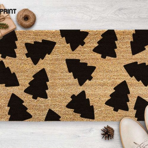 Christmas Tree Doormat: Festive Holiday Decor & Housewarming Gift