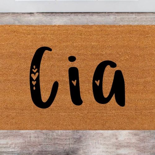 Personalized Last Name Monogram Doormat: Perfect Closing or Wedding Gift Funny Christmas Outdoor Rug – Cia Doormats