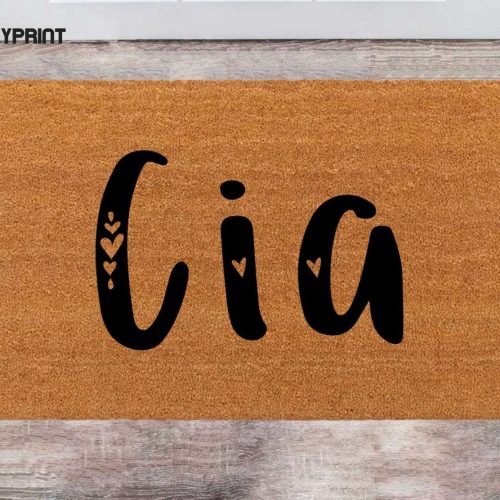 Personalized Last Name Monogram Doormat: Perfect Closing or Wedding Gift Funny Christmas Outdoor Rug - Cia Doormats