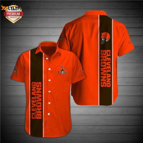 Cleveland Browns AOP Hawaiian Shirt: Show Your Team Spirit in Style!
