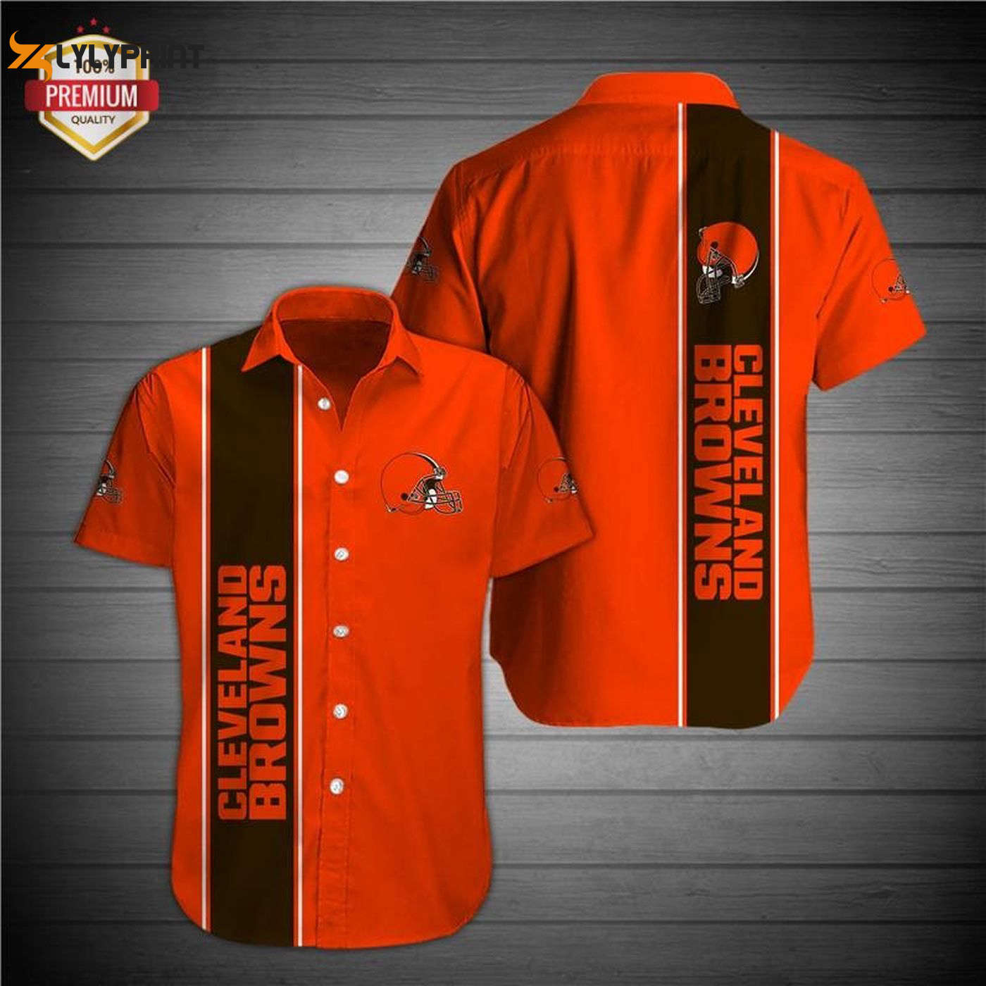 Cleveland Browns AOP Hawaiian Shirt: Show Your Team Spirit in Style! Cleveland Browns AOP Hawaiian Shirt: Show Your Team Spirit in Style!
