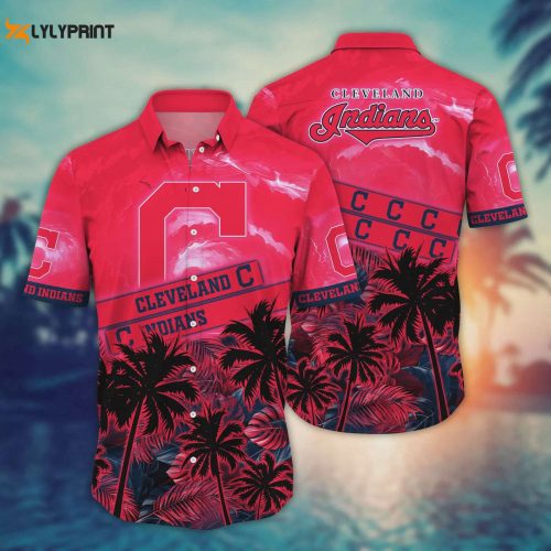 Cleveland Indians MLB Flower Hawaii Shirt: Stylish & Official Merchandise for Fans