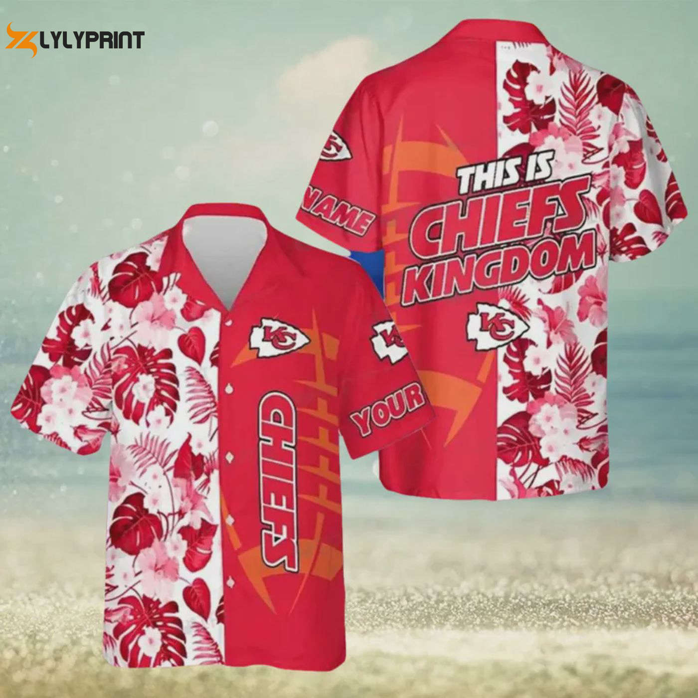 Score Big with a Custom Kansas City Chiefs Kingdom Hawaiian Football Shirt Score Big with a Custom Kansas City Chiefs Kingdom Hawaiian Football Shirt