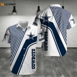 Dallas Cowboys Men s Hawaiian Shirts: Summer Casual Blouses for Football Fans