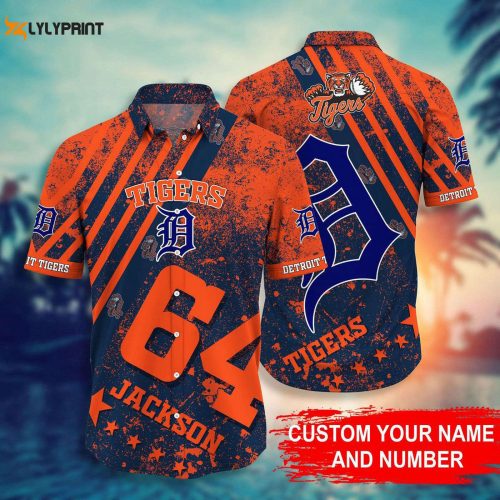 Custom Detroit Tigers Hawaiian Shirt - Perfect MLB Gift for Men & Women
