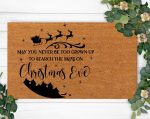 Funny Christmas Rug – Personalized Family Name Doormat – Perfect Holiday Gift for Housewarming & New Home Decoration