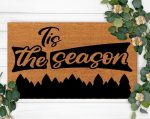 Closing Christmas with Funny Custom Mats – Cute Home Decoration & Wedding Gift for Her & Him – Indoor Doormats for an Elegant Touch