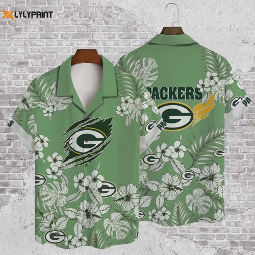 Get Game-Ready: Green Bay Packers 2023 AOP Hawaiian Shirt – NFL V27