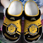Pittsburgh Pirates Yellow-Black Crocs Shoes: Hot MLB Team Clog Shoes