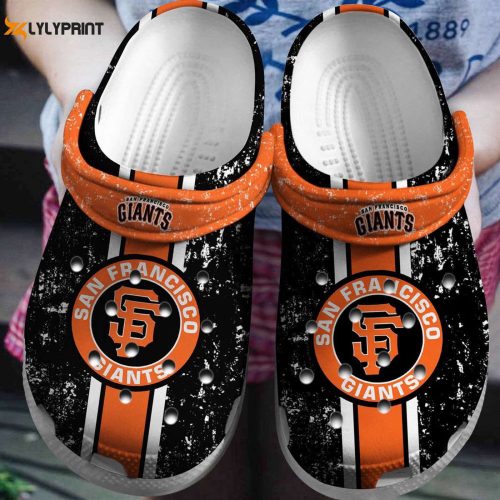 Get Stylish Hot MLB San Francisco Giants Black-Orange Crocs Shoes – Shop Now!
