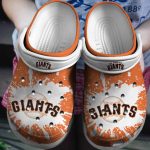 Get Game-Ready with San Francisco Giants Orange-White Crocs Clog Shoes – MLB Team s Hottest Footwear!