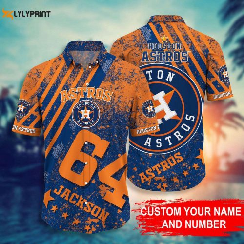 Customizable Houston Astros Hawaiian Shirt – Perfect MLB Gift for Men and Women