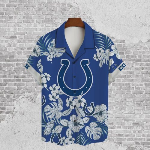 Get Game-Ready with Indianapolis Colts 2023 AOP Hawaiian Shirt – NFL Official Merchandise