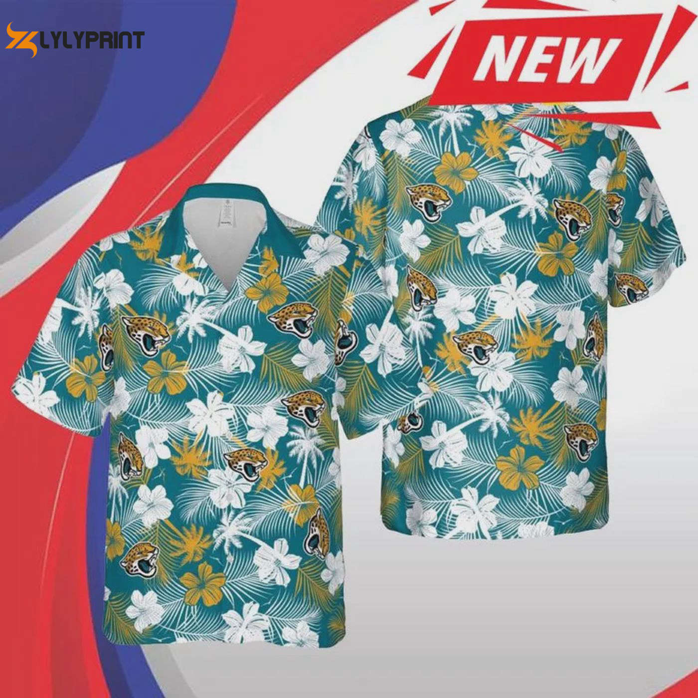 Stylish Jacksonville Jaguars Floral Football Aloha Hawaiian Shirt: Show Your Team Spirit! Stylish Jacksonville Jaguars Floral Football Aloha Hawaiian Shirt: Show Your Team Spirit!