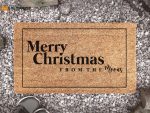 Merry Christmas From The [Family Name] Doormat – Festive Holiday Porch Decorations & Christmas Rug