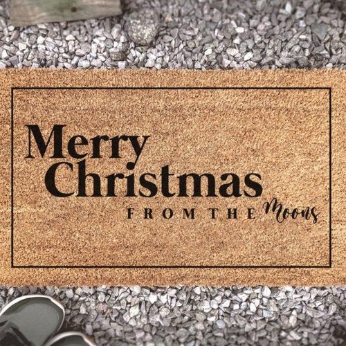 Merry Christmas From The [Family Name] Doormat – Festive Holiday Porch Decorations & Christmas Rug