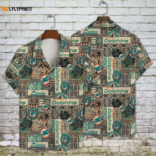 Miami Dolphins NFL 2023 AOP Hawaiian Shirt V17 - Vibrant & Stylish Fan Gear!