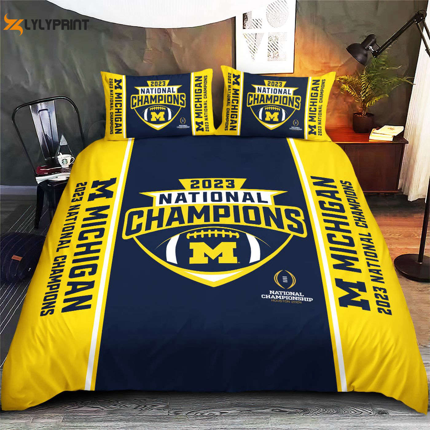 Score Big with Michigan Wolverines Football Bedding Set – Officially Licensed & Comfortable Score Big with Michigan Wolverines Football Bedding Set – Officially Licensed & Comfortable