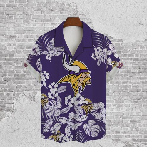 Get Game-Ready with Minnesota Vikings 2023 AOP Hawaiian Shirt V31 NFL Merch