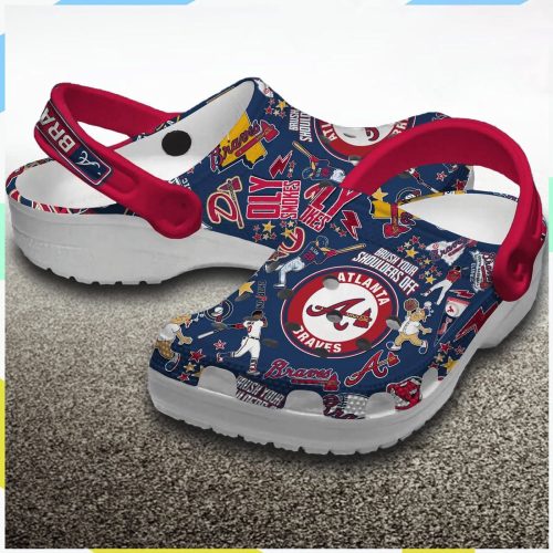 MLB Atlanta Braves BaseballCrocs-Shoes: Braves Gear for Men Women & Kids